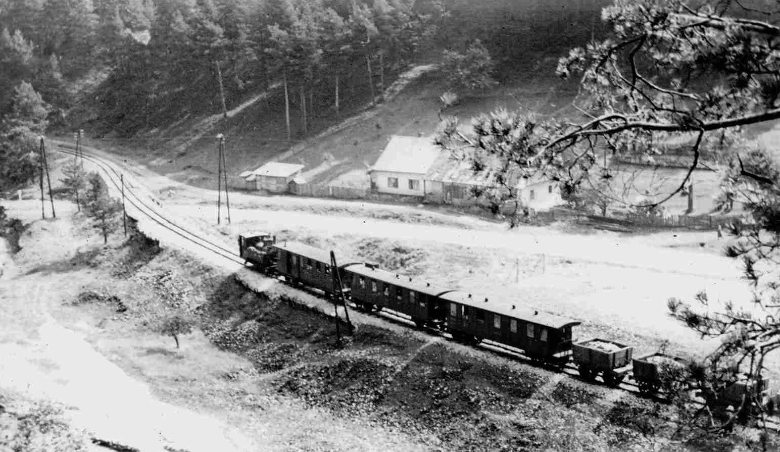 Foto der Hüttnerbahn, ca. 1963
