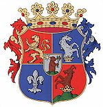 Wappen des Komitats Zips (Szepes) um 1910